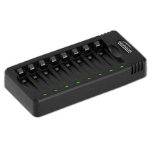 Load image into Gallery viewer, BEVIGOR 8 Bay AA AAA Battery Charger USB for NiMH/NiCD
